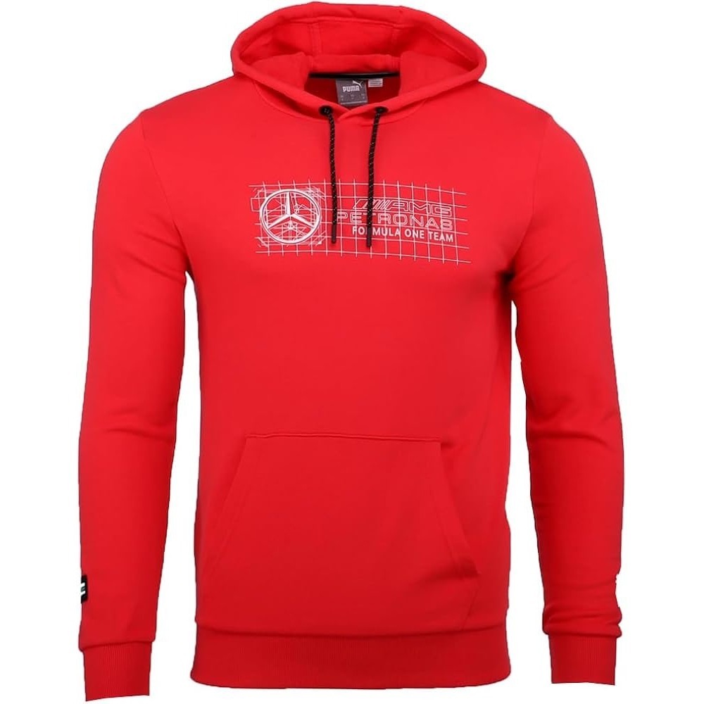 Puma Mercedes AMG Petronas‎ Formula One Team Red Hoodie Mens Size L